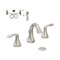 8 in. Widespread 2-Handle Bathroom Faucet Trim Kit in Brushed Nickel P313