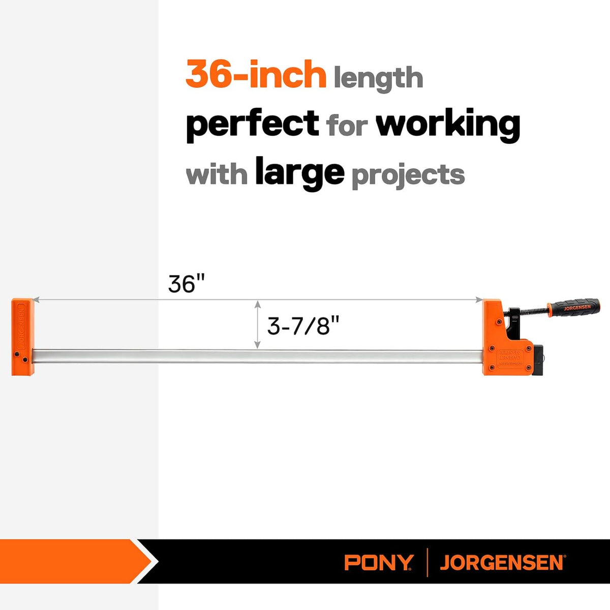 36-inch 90° Parallel Jaw Bar Clamp Set, 2-pack V192355