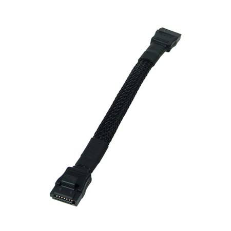 SATA 3.0 Cable with Safety Latch 15cm Black S56935