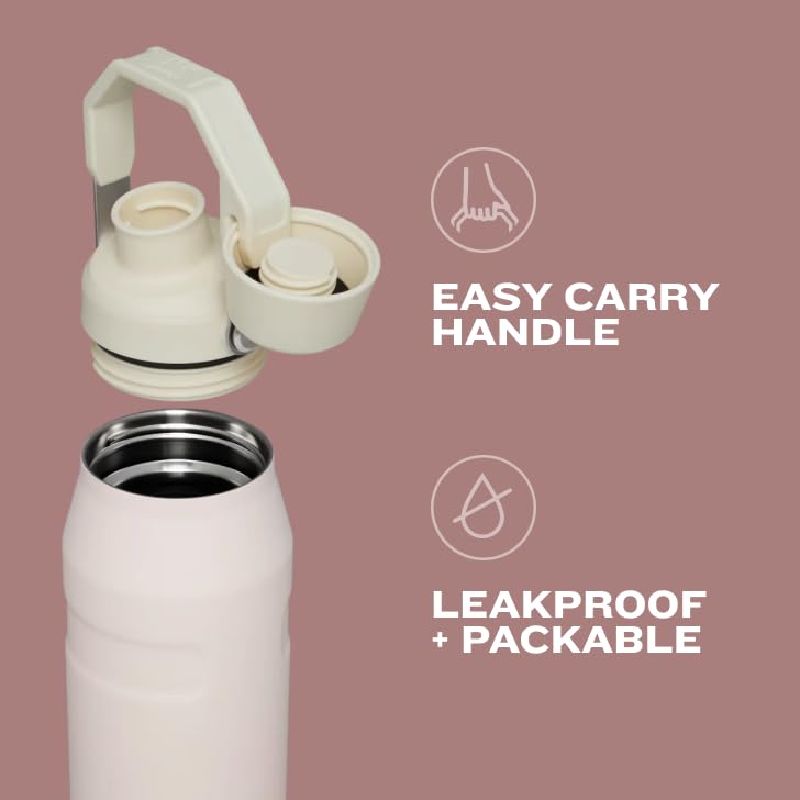 Insulated Stainless Steel Water Bottle with Angled Spout Lid M121