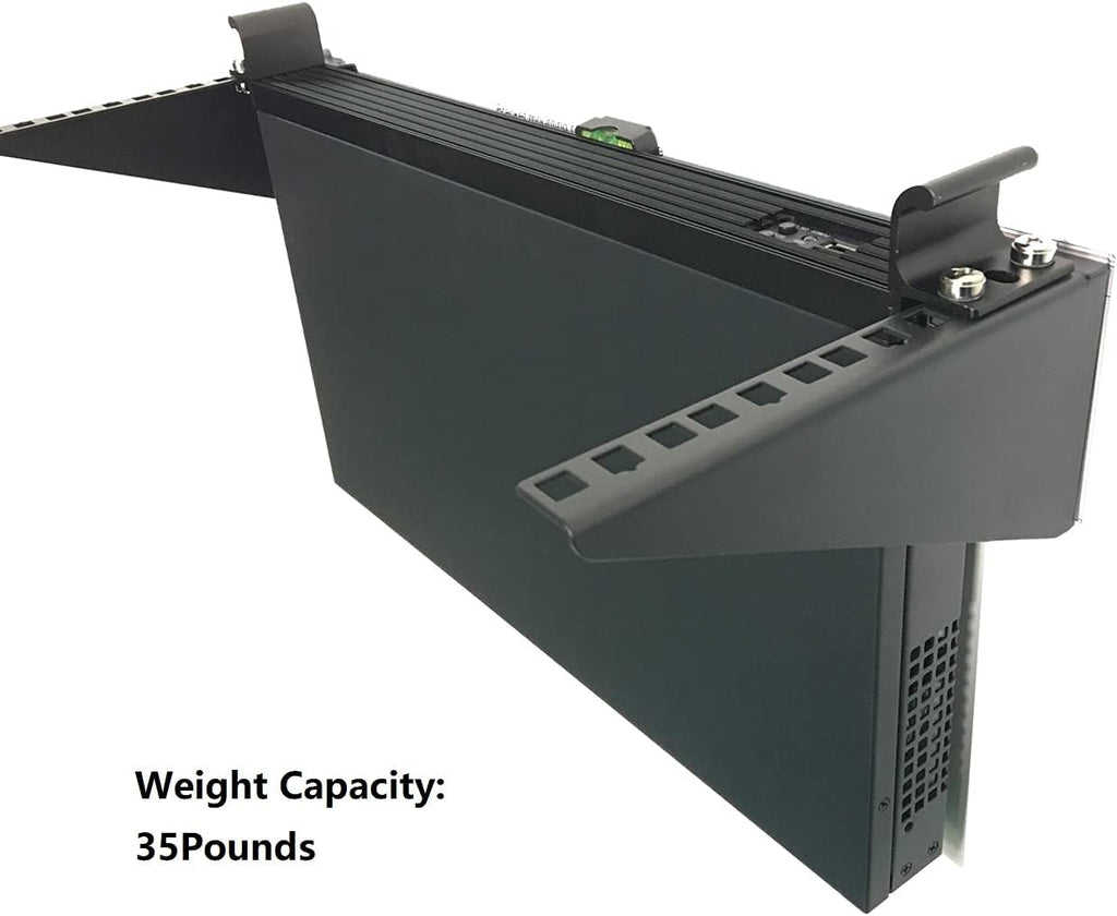 2U Light-Loading Foldable 19 Inches Cold Rolled Steel Vertical Wall Mount Rack N8779