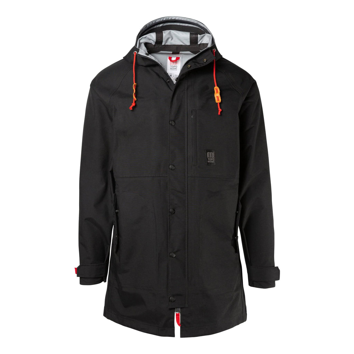 Black Tech Trench 3L Coat D832275