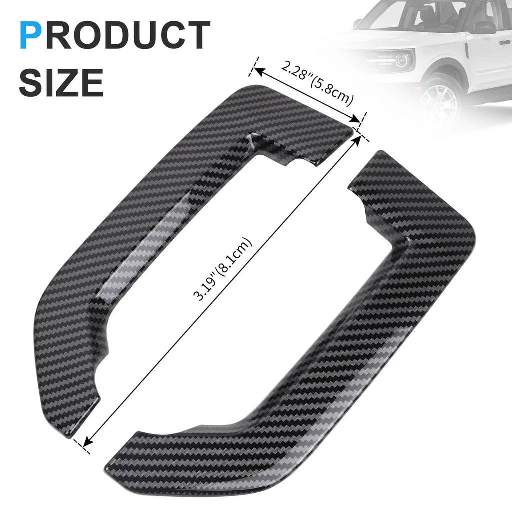 Carbon Fiber Side Fender Vents Trim for Ford Bronco Sport X227841