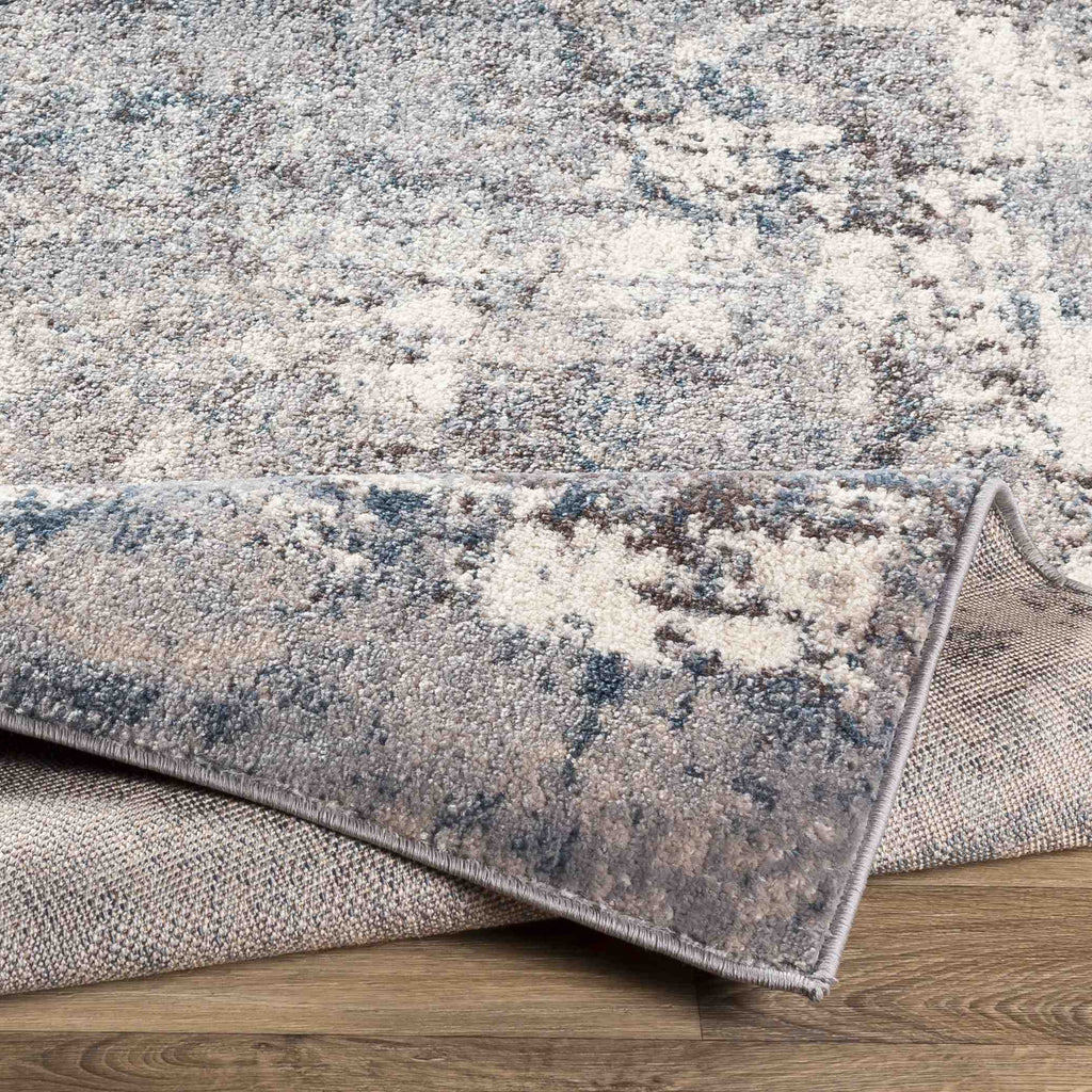 7x7 Teal Square Area Rug A95788