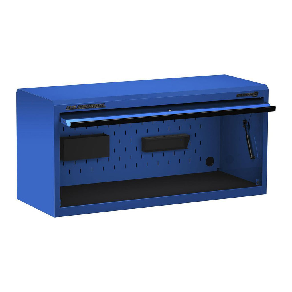 56 in. x 22 in. Blue Work Center Hutch M571574