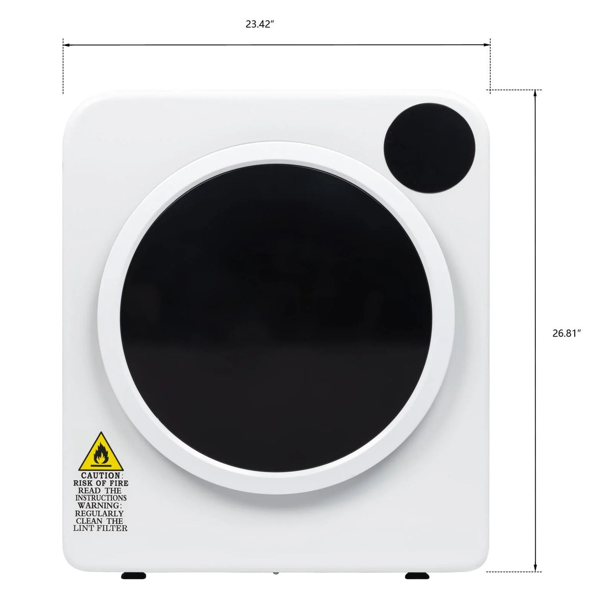 Electric Tumble Laundry Dryer Stainless Steel Tub 13.2 lbs C4705