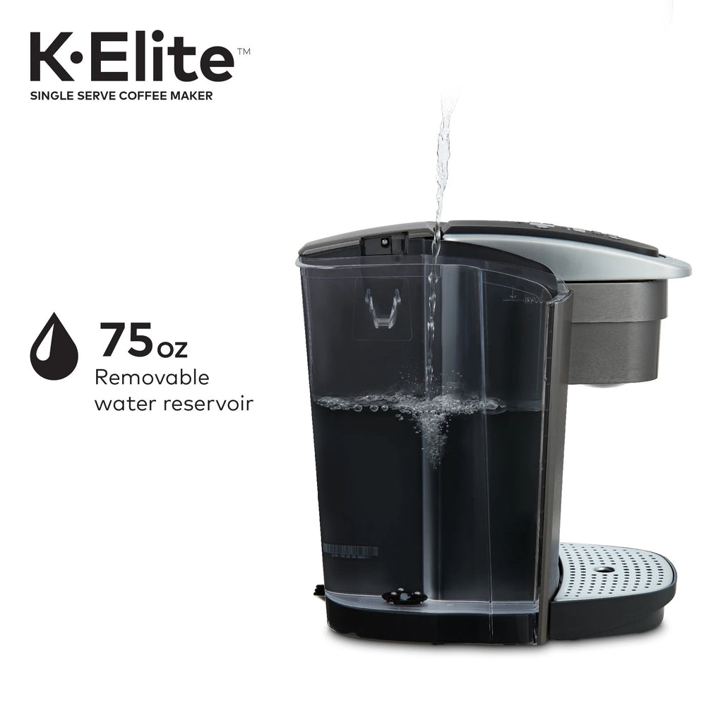 Brushed Slate Single-Serve K-Cup Pod Coffee Maker W971