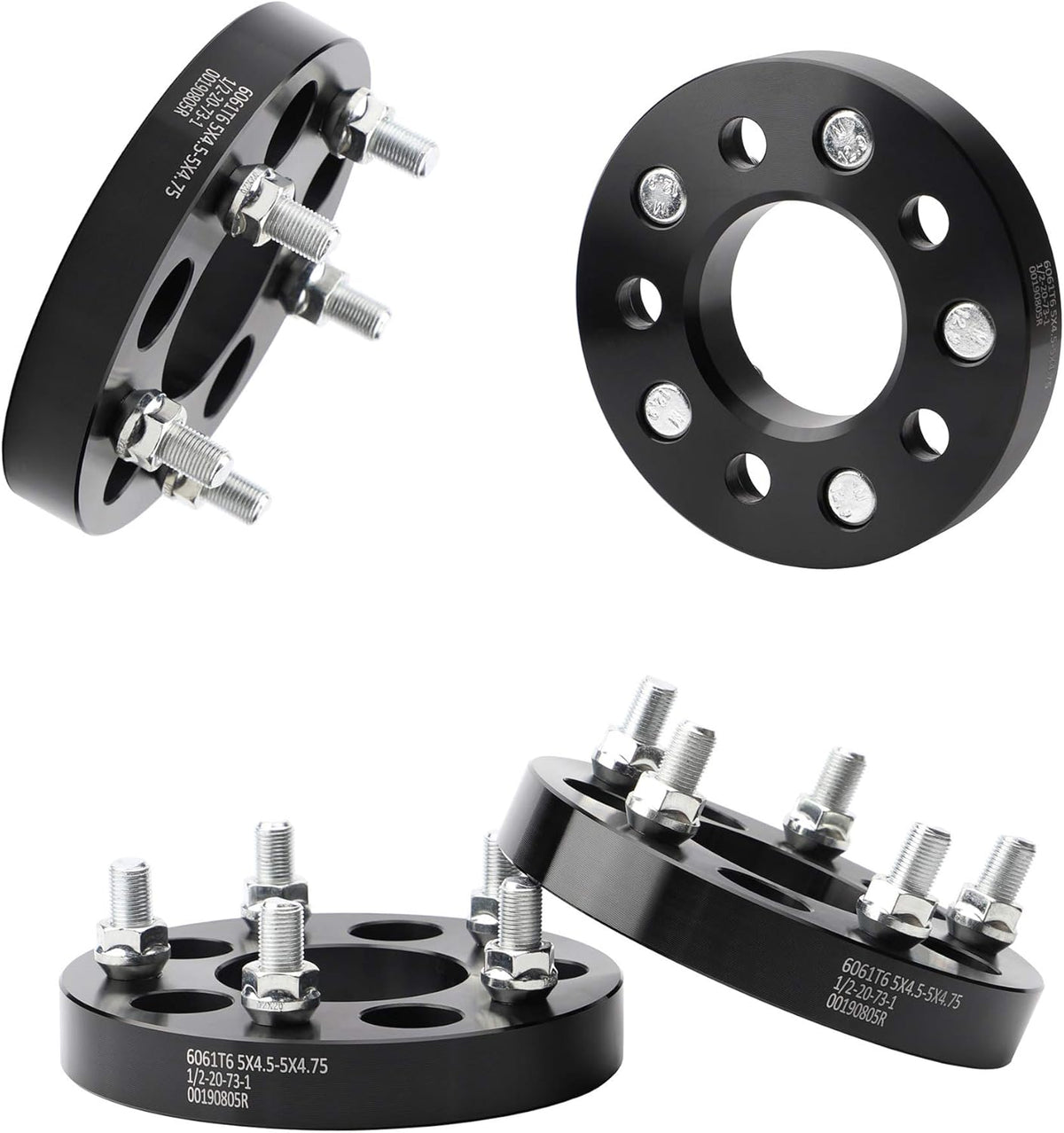 5x4.5 to 5x4.75 Wheel Adapters, 1 inch, 73mm Hub Bore K2327