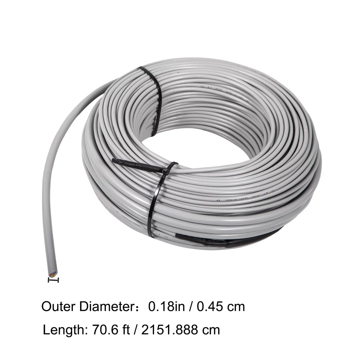 21.4 Square Feet Waterproof Insulated Floor Heating Cable B702