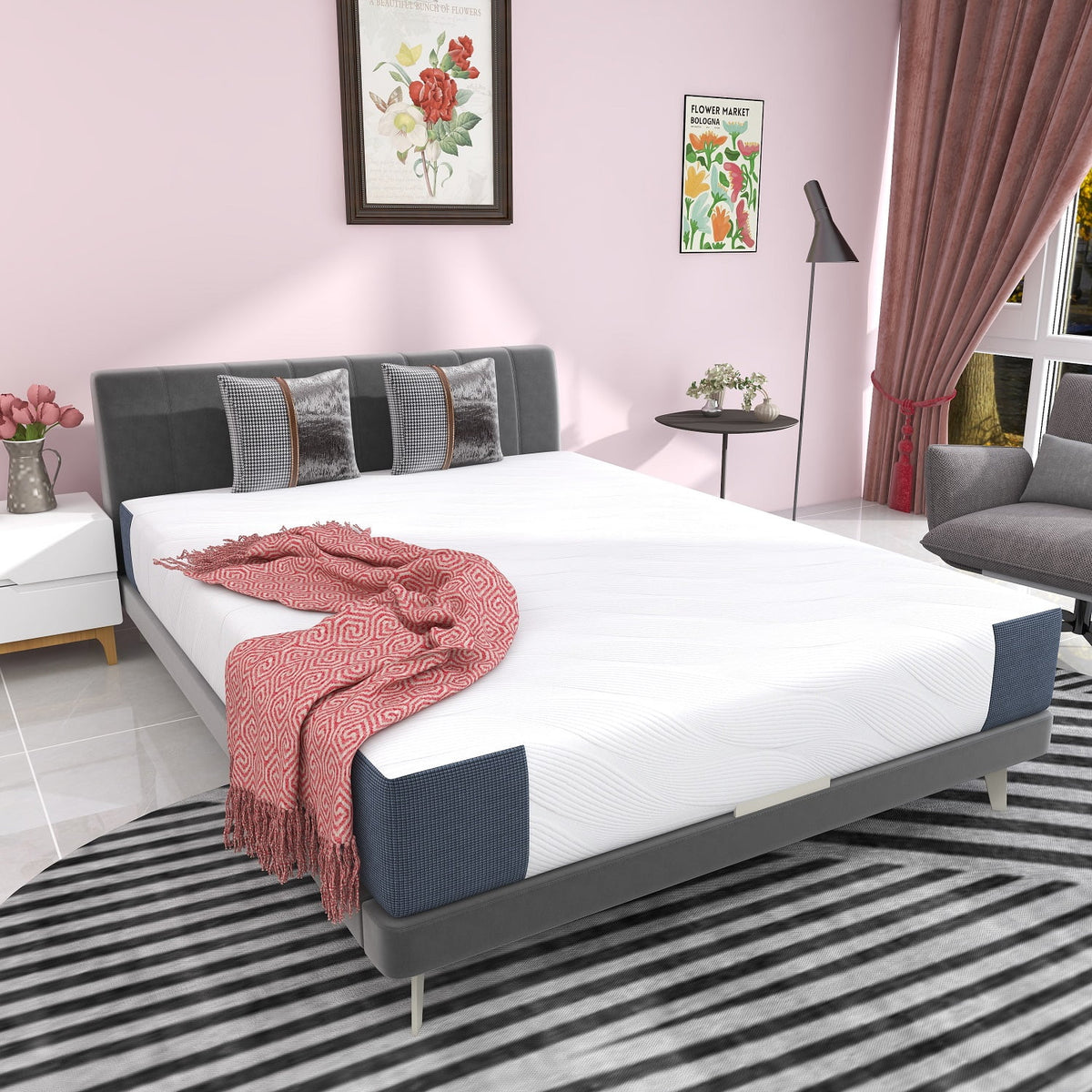 King Size Hybrid Memory Foam Mattress L422214