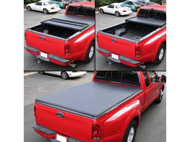Soft Tri-Fold Tonneau Cover for 15-19 F150 5.5ft Fleetside Bed S3521