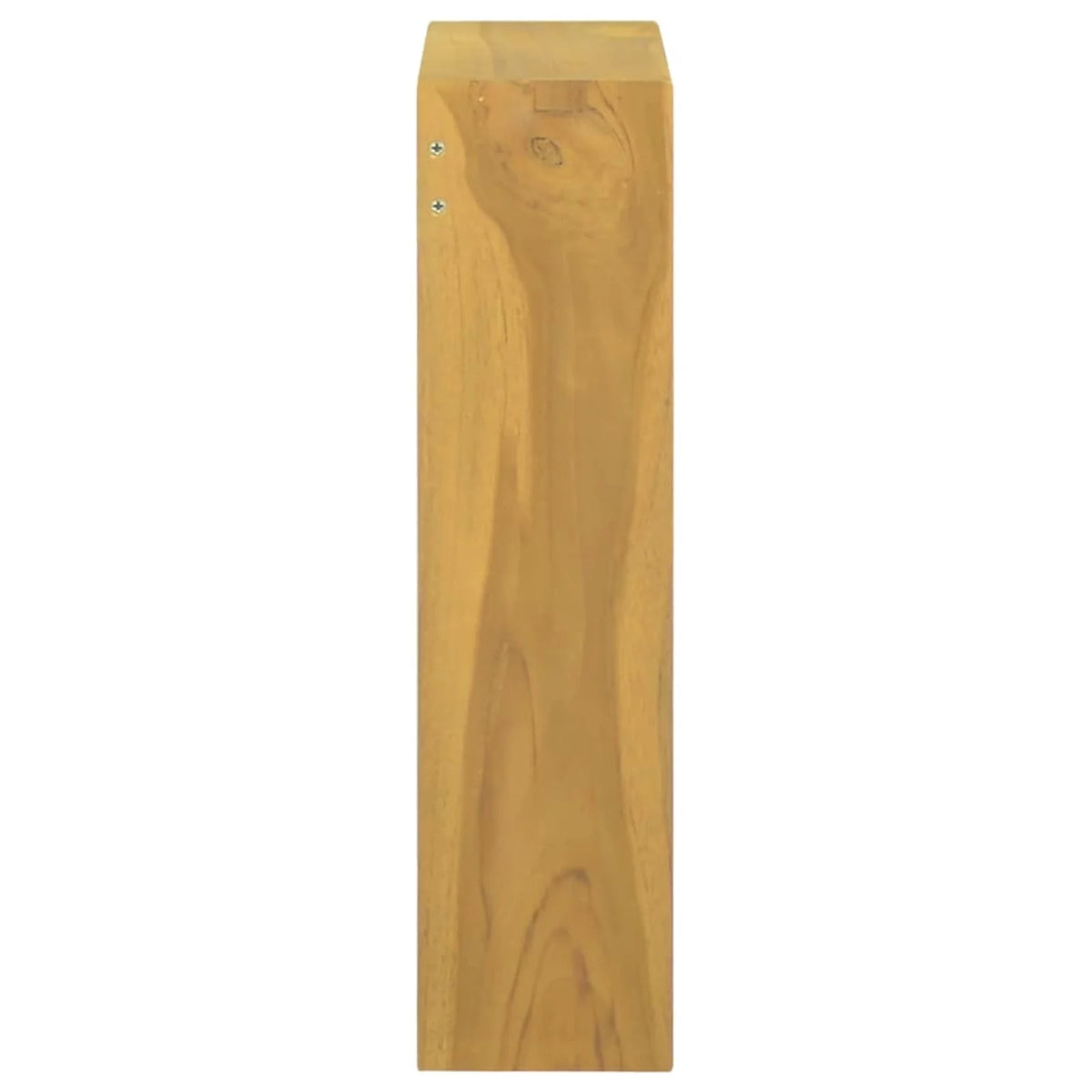 Wall Mounted Teak Wood Mirror Cabinet with Open Shelf N92169