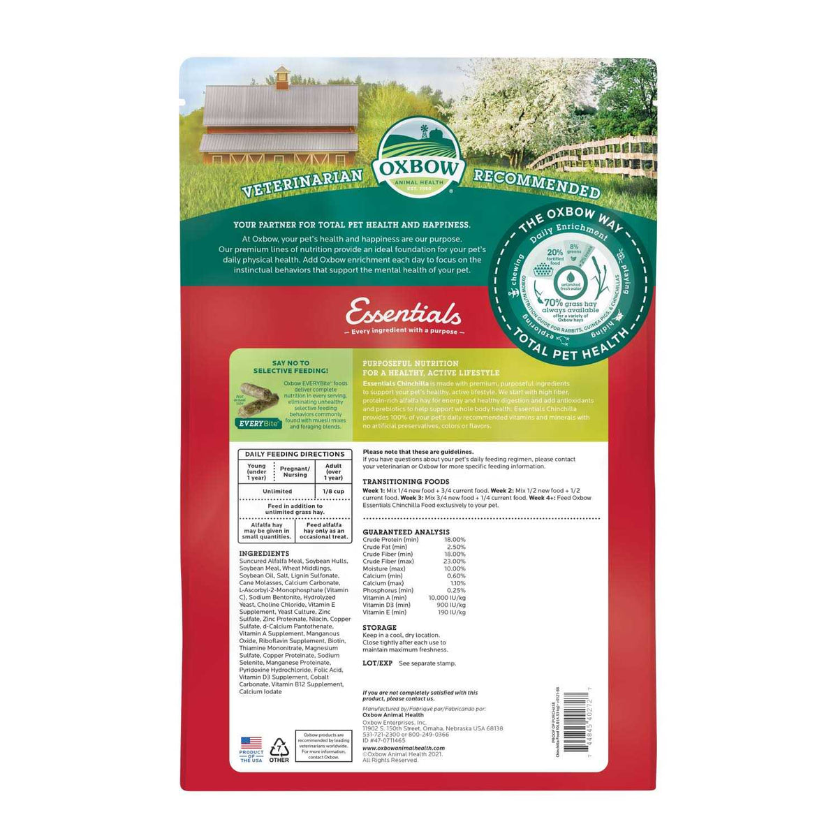 Chinchilla Food W2197