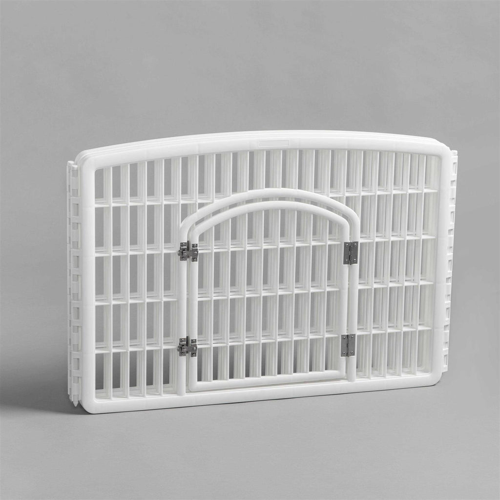 4-Panel Pet Playpen with Door F744416