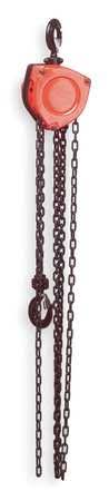 Manual Chain Hoist, 1000 lb, Lift 15 ft. R645
