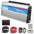 2200W Pure Sine Wave Power Inverter 12V DC to 110V 120V AC with Dual AC Outlets J8403
