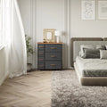Grey 7 Drawer Storage Dresser Q590