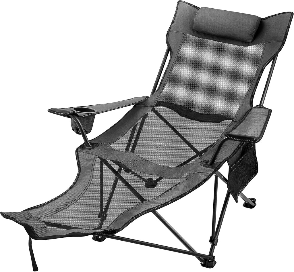 Gray Folding Camp Chair H7139