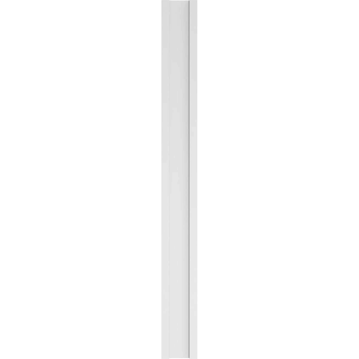 Two Equal Flat Panel PVC Pilaster with Decorative Capital & Base (Pair) T169249