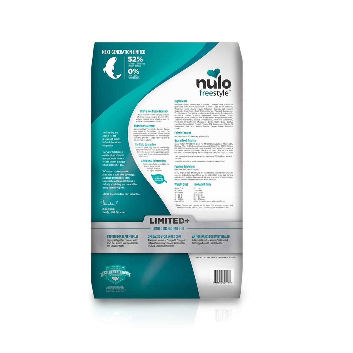 Salmon Recipe Grain-Free Dry Dog Food H583