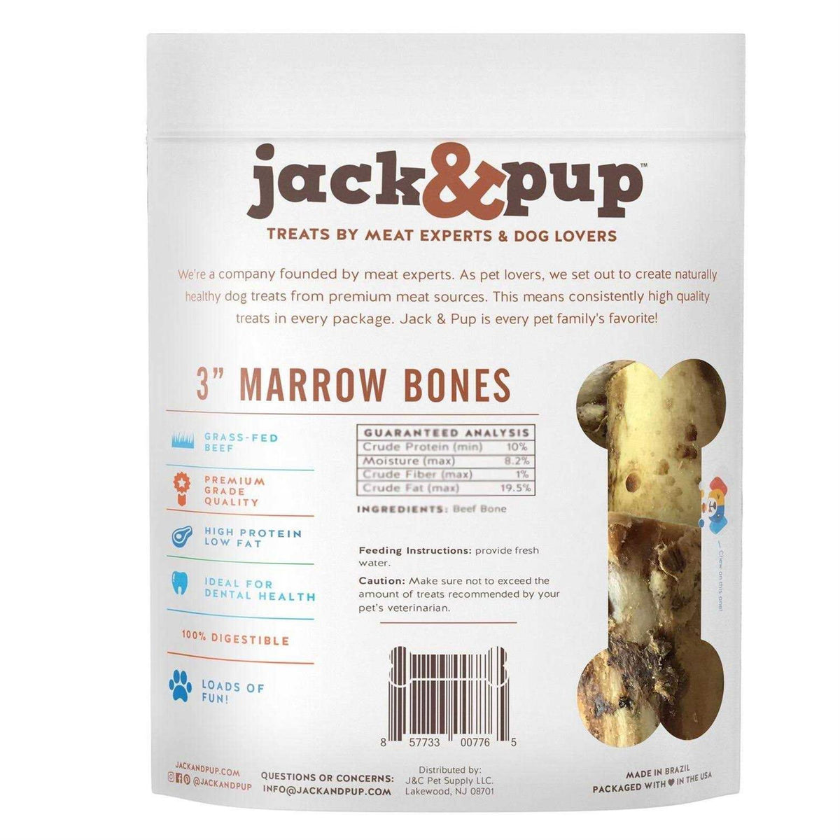 Roasted Beef Marrow Bone Dog Treats A445