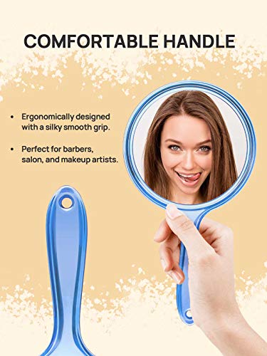 Double-Sided Handheld 1X/3X Magnifying Hand Mirror O853034