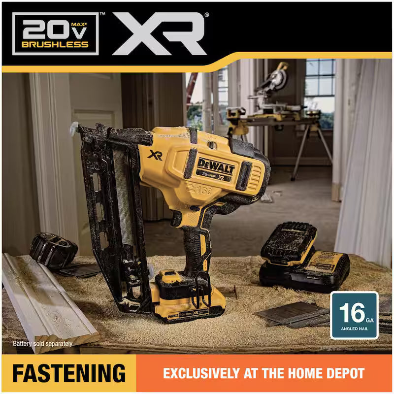 20V MAX Cordless 16-Gauge Angled Finishing Nailer B420