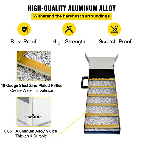 12" Aluminum Alloy Gold Panning Kit K898851
