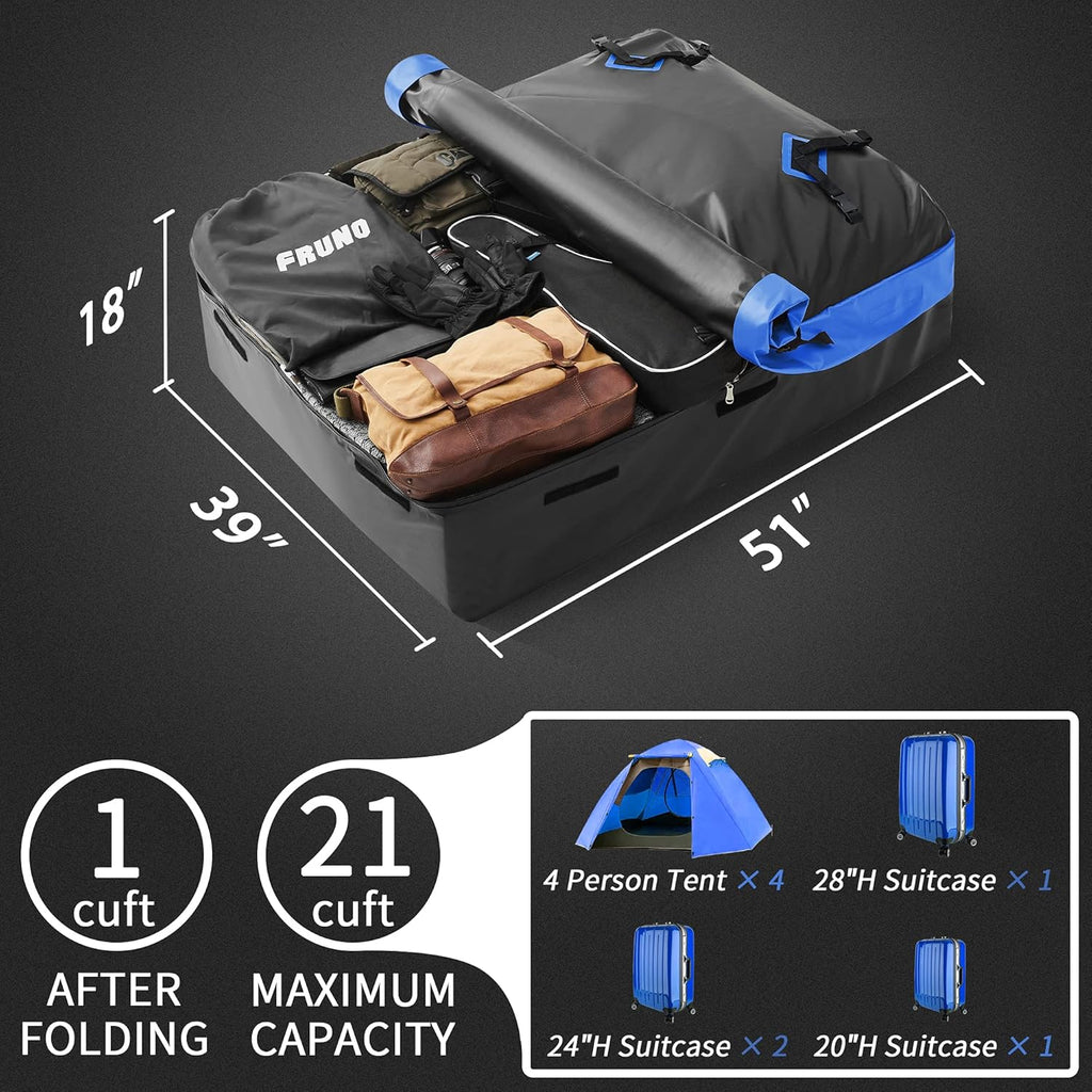15 CUFT Waterproof Rooftop Cargo Carrier J416568