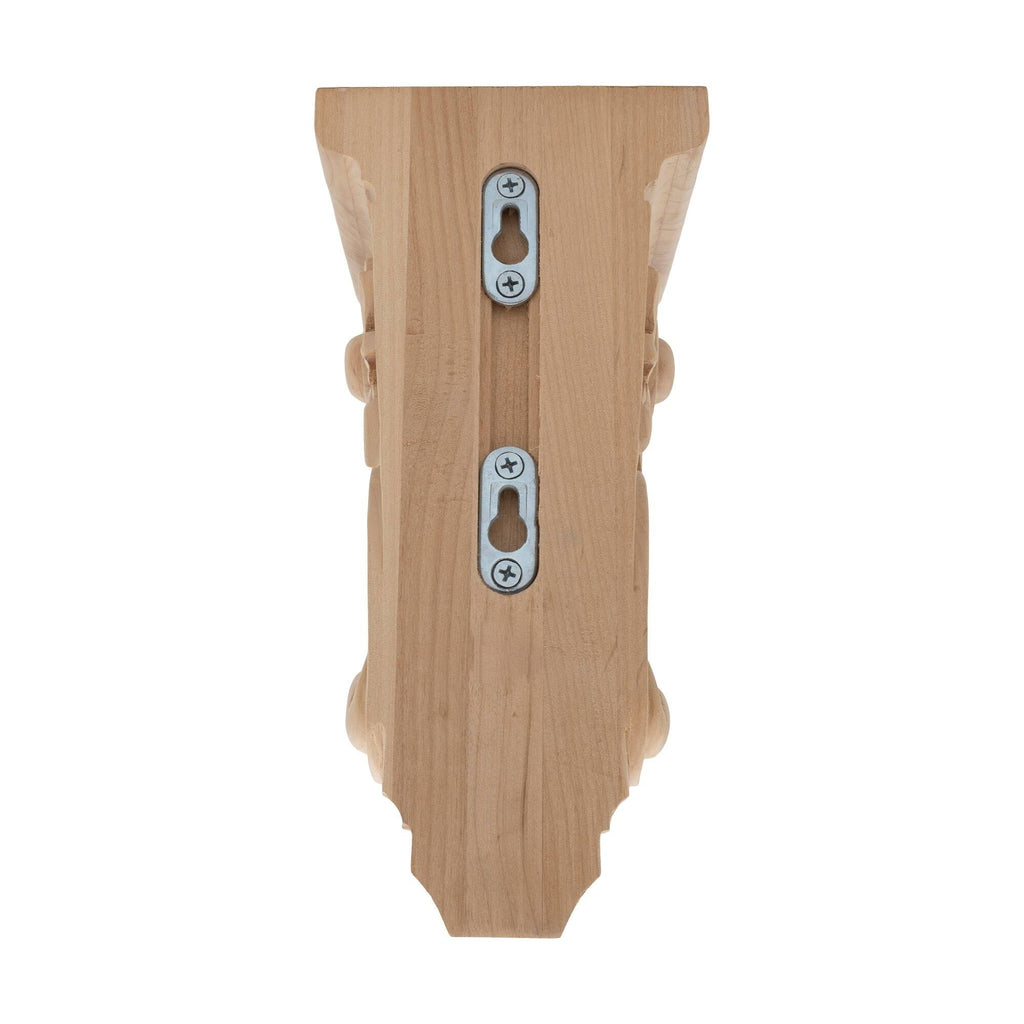 Unfinished Solid Alder Wood Corbel D47174