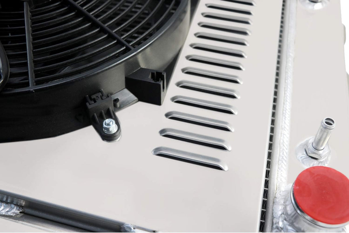 4 Row Core Radiator with Fan Shroud and Relay C3386