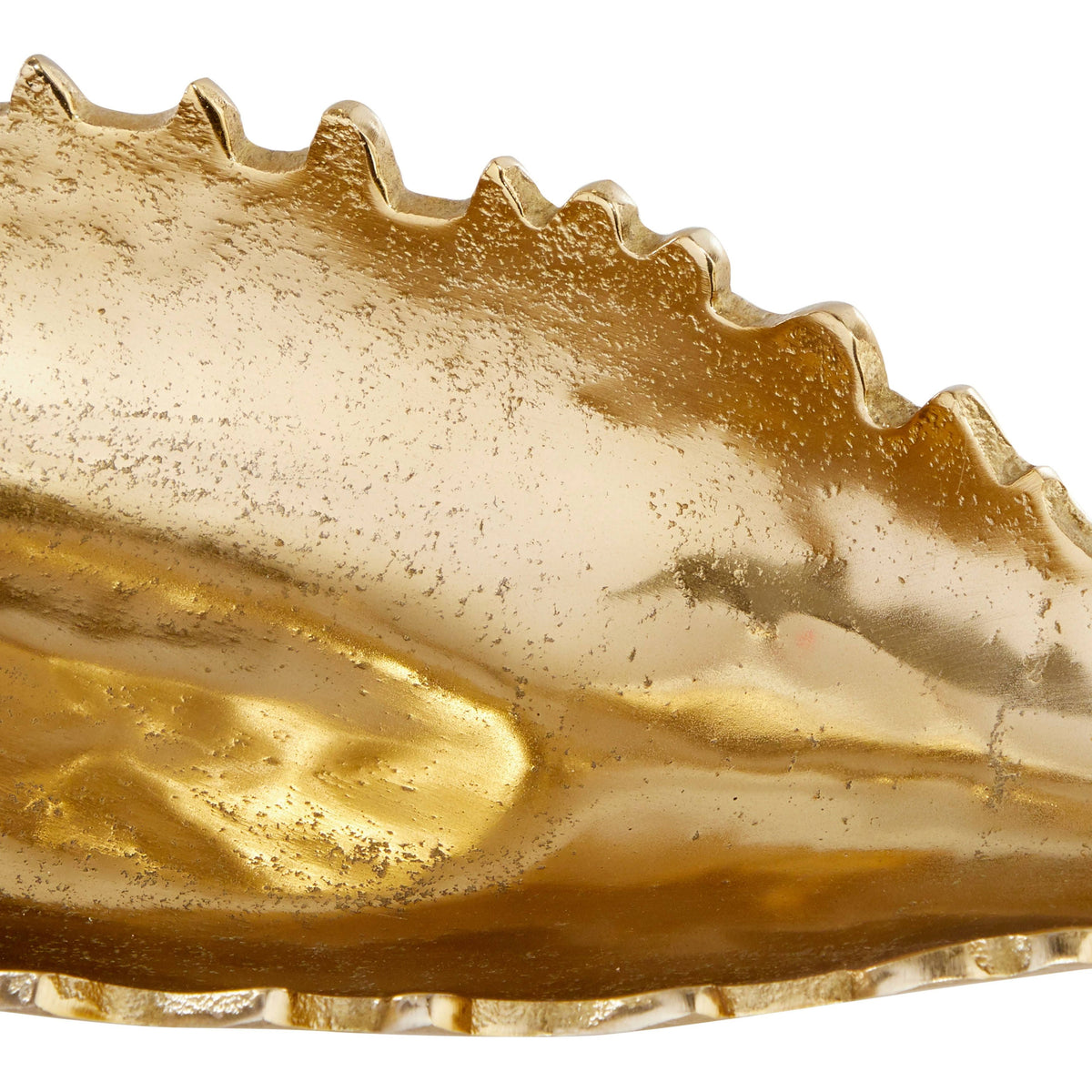 Large Metallic Gold Metal Boat Trays, Set of 3 M70135