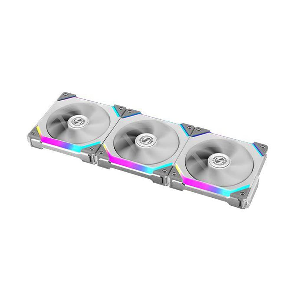 White 120 mm Case Fan (Pack of 3) D2353