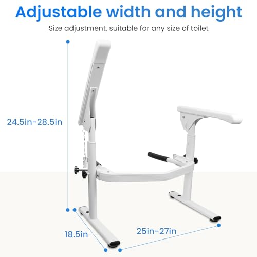 Toilet Safety Rails Heavy Duty Padded Hand Armrest B7927