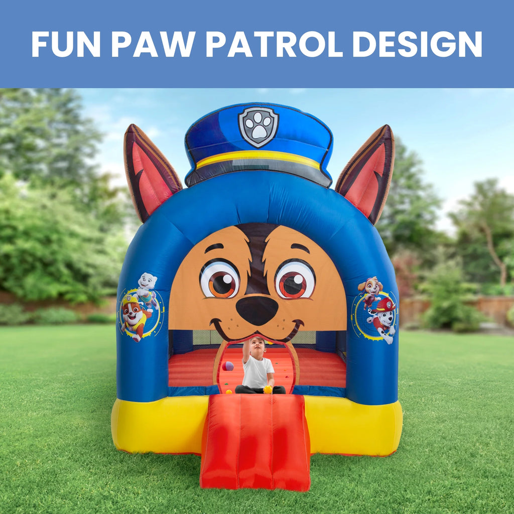 Inflatable Bounce House with Heavy Duty Blower, Ground Stakes, Repair Patches and Storage Bag A85202