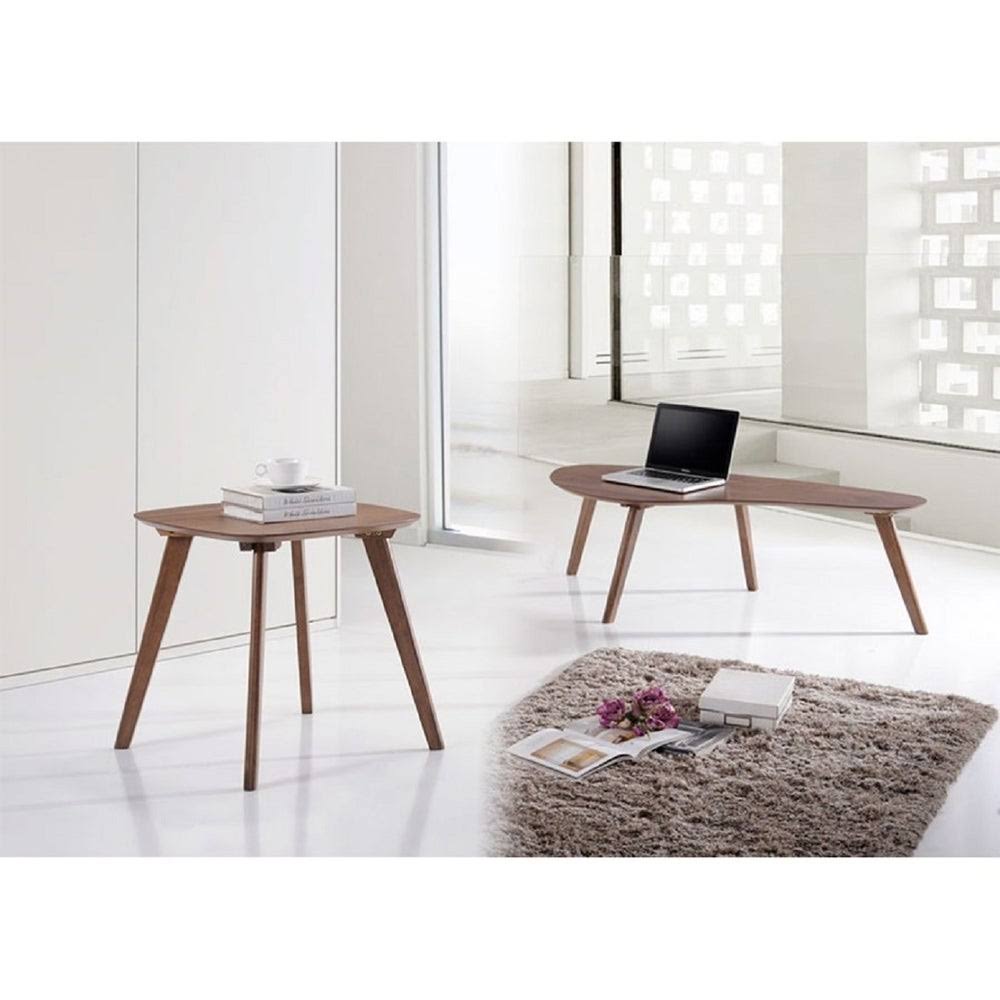 Walnut Mid-Century End Table K396