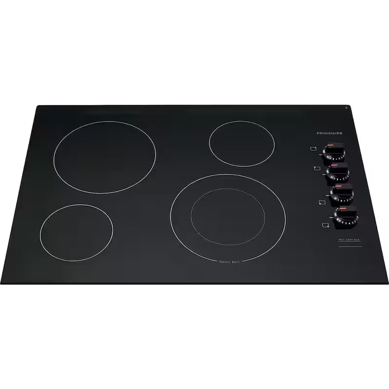4 Element Electric Cooktop in Black X499