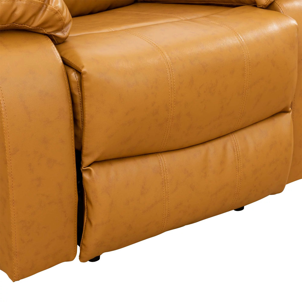 Yellow Leather Recliner Chair N36981