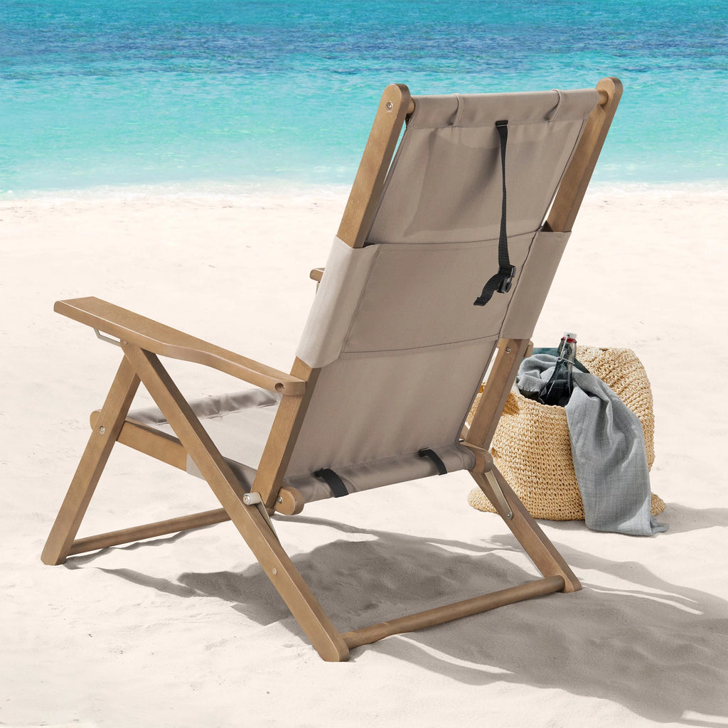 Folding Beach Chair with Carry Straps I24442