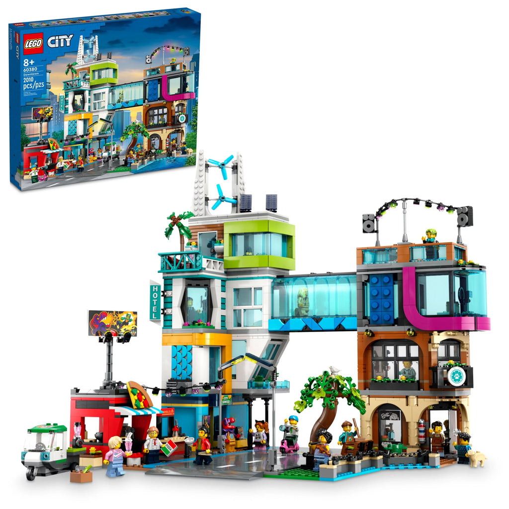 LEGO City Building Toy Set with 14 Minifigure Characters and Dog Figure S390733