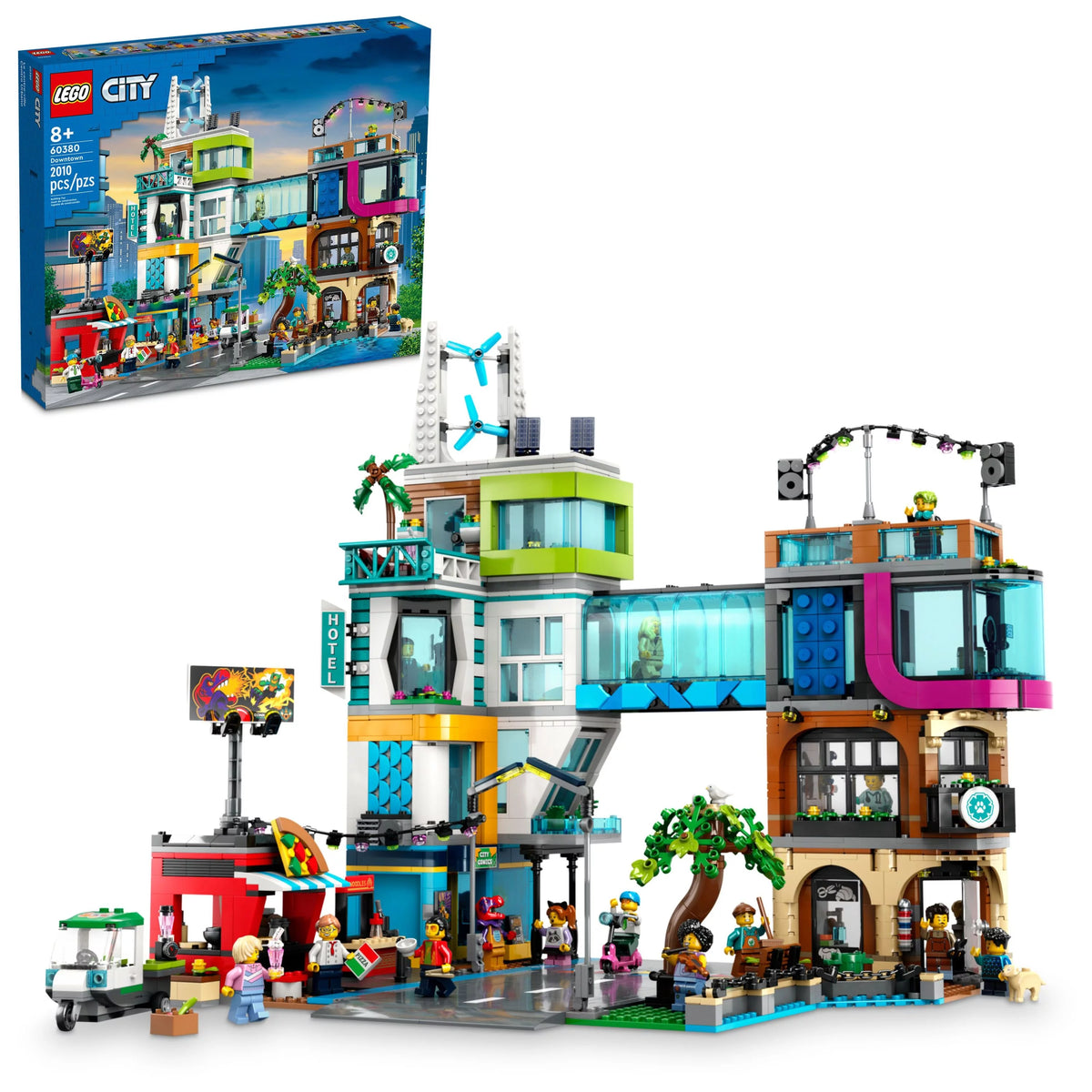 LEGO City Building Toy Set with 14 Minifigure Characters and Dog Figure S390733