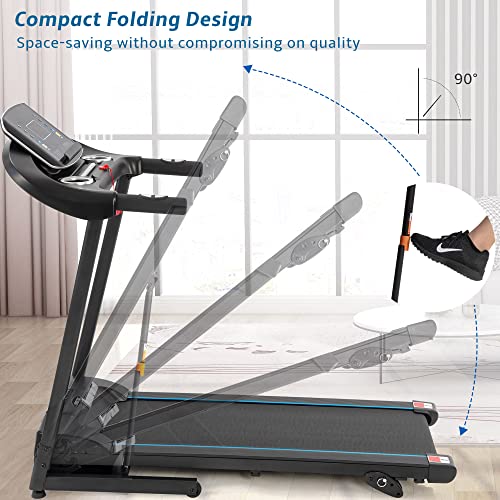 3.5HP Electric Motorized Treadmill with 10MPH Speed L4074