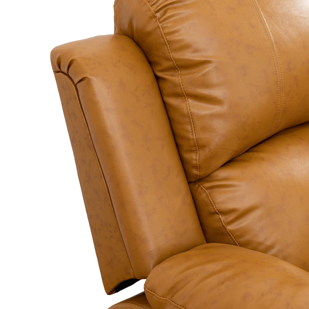 Yellow Leather Recliner Chair N36981