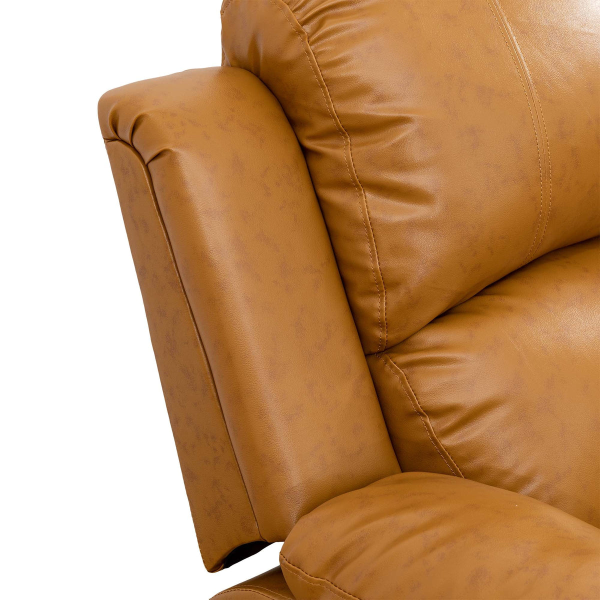 Yellow Leather Recliner Chair N36981