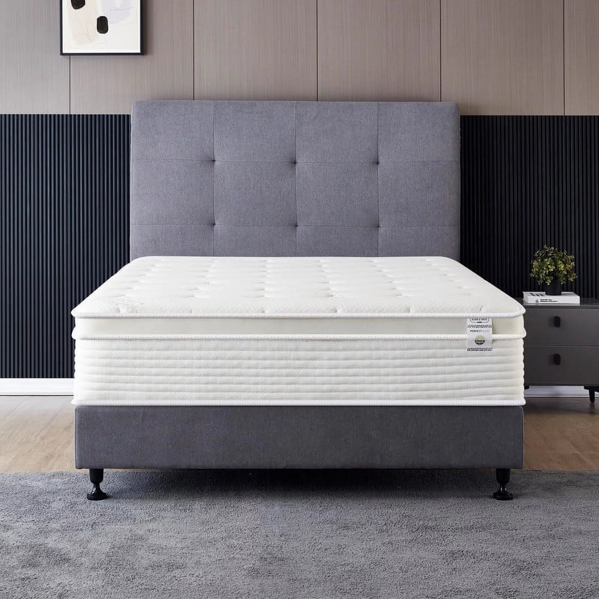 Full Size 12 Inch Memory Foam Spring Hybrid Mattress Z78917
