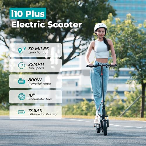 Electric Scooter with 10" Pneumatic Tires I464281