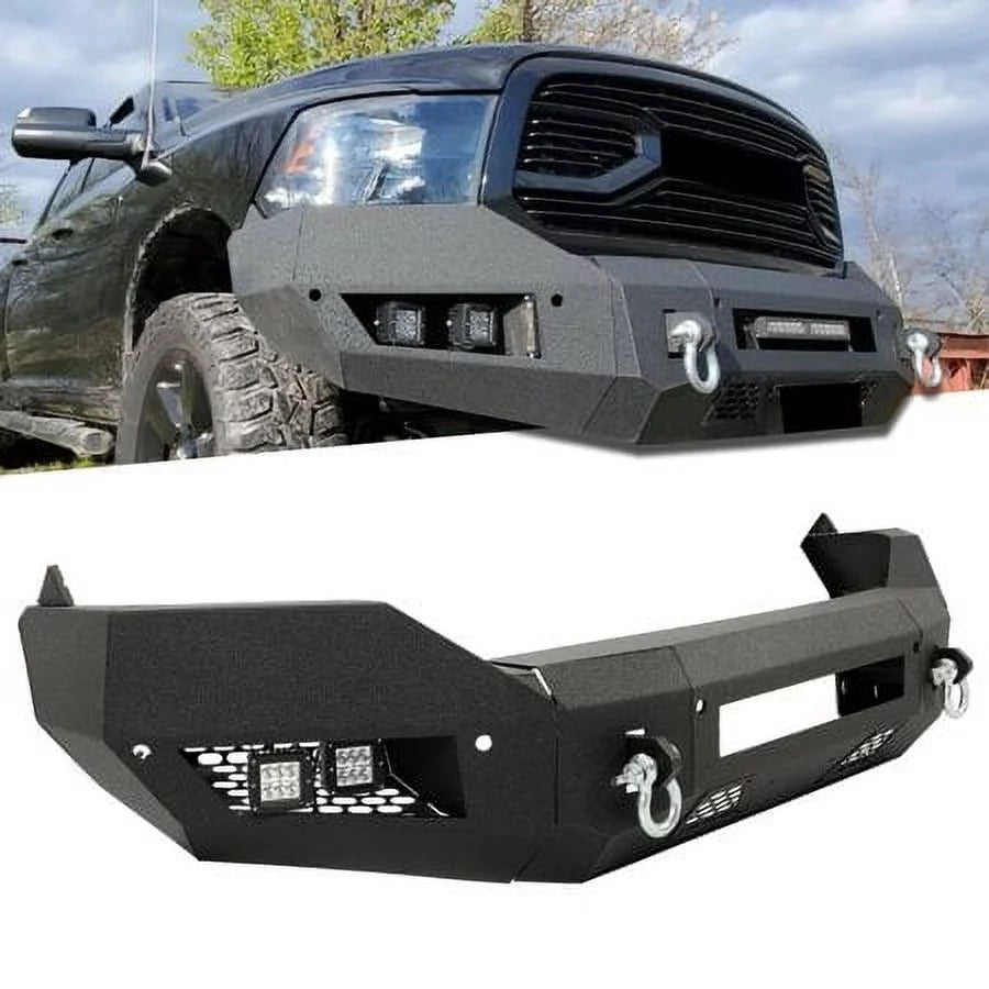 Front Bumper with D-Ring LED Fog Light H293