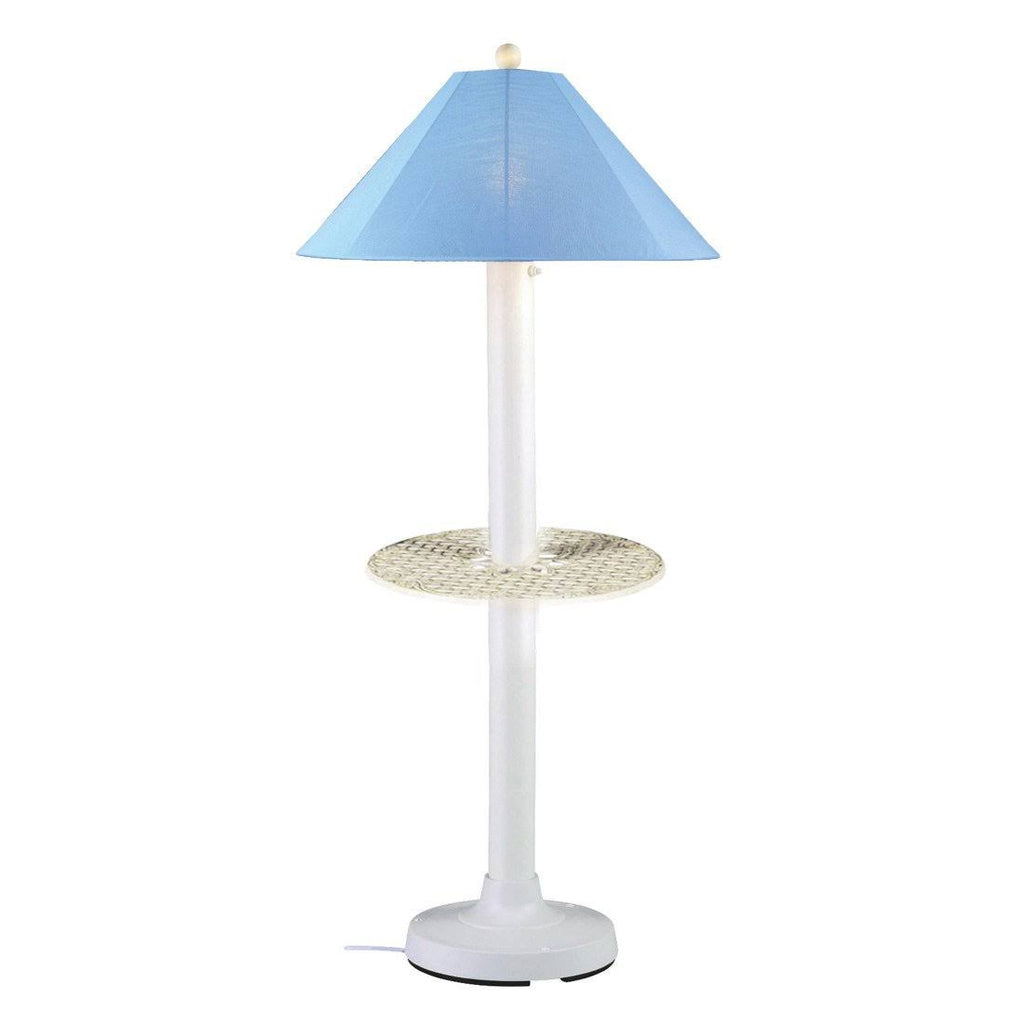 Bronze Table Floor Lamp with Sunbrella Shade G232