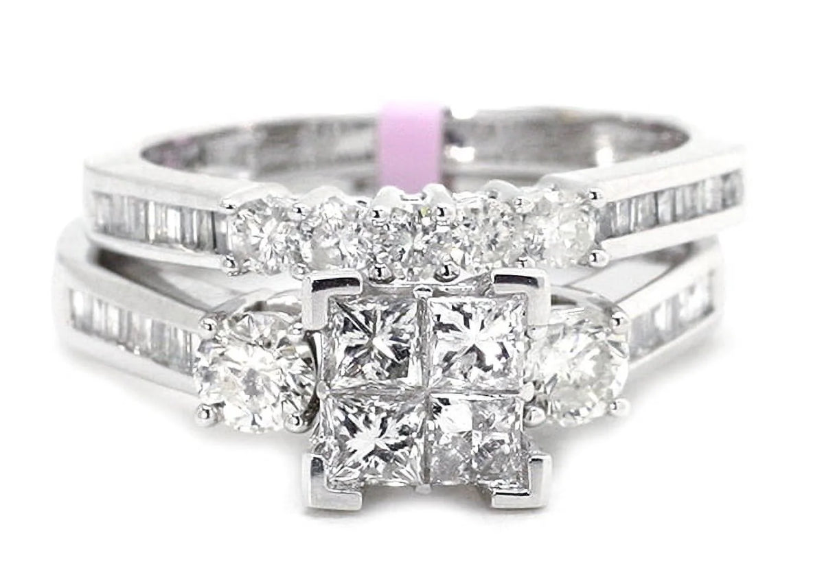 Princess Cut Diamond Engagement Ring G80796