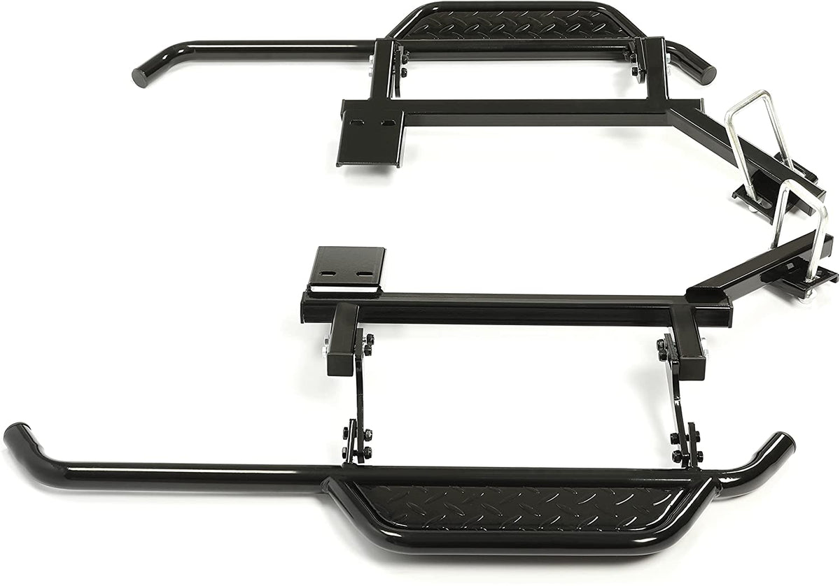 Black Steel Nerf Bars Step Down Kit M27159